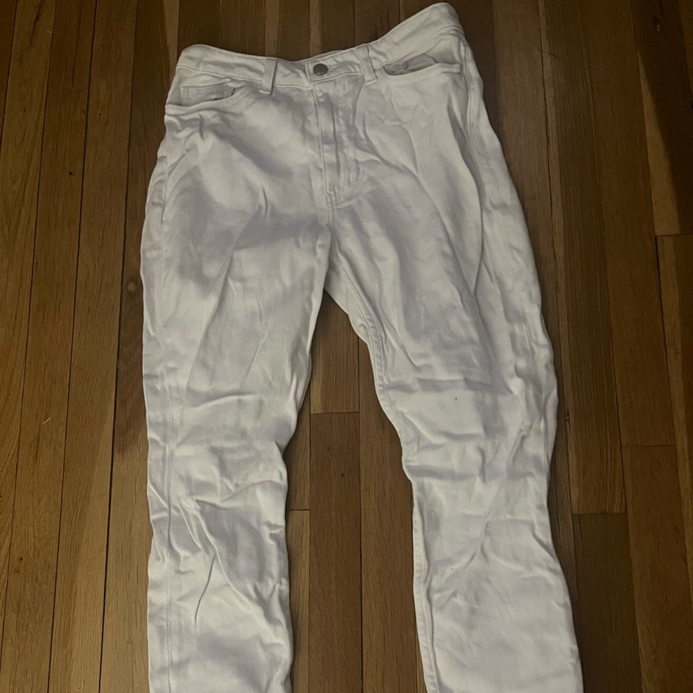white jeans
